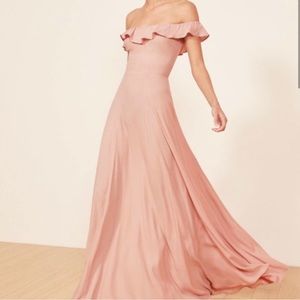 NWT Reformation Verbena Dress Blush Pink Size 2